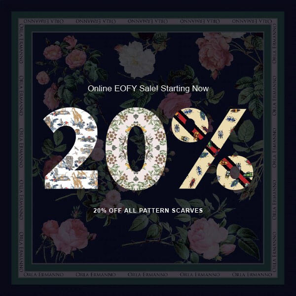 20% OFF ALL PATTERN SCARVES