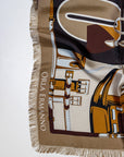 Fringed Purse Strings Mocha Mousse