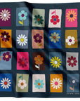 Flower Power Navy Blue