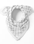 Fringed Monogram Grey