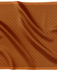 Fringed Monogram Burnt Orange