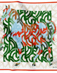 Abstract Equestrian Forest Green