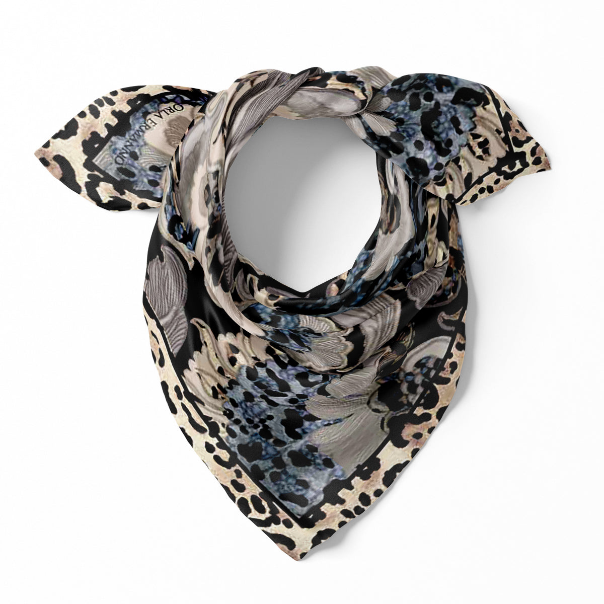 Leopard Brocade Grey