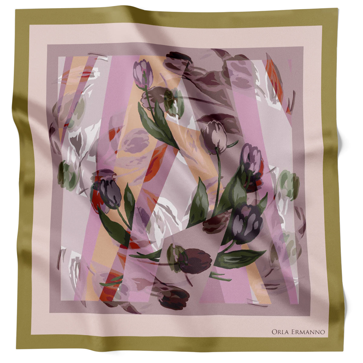 Tulip Collage Green