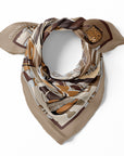 Fringed Purse Strings Mocha Mousse
