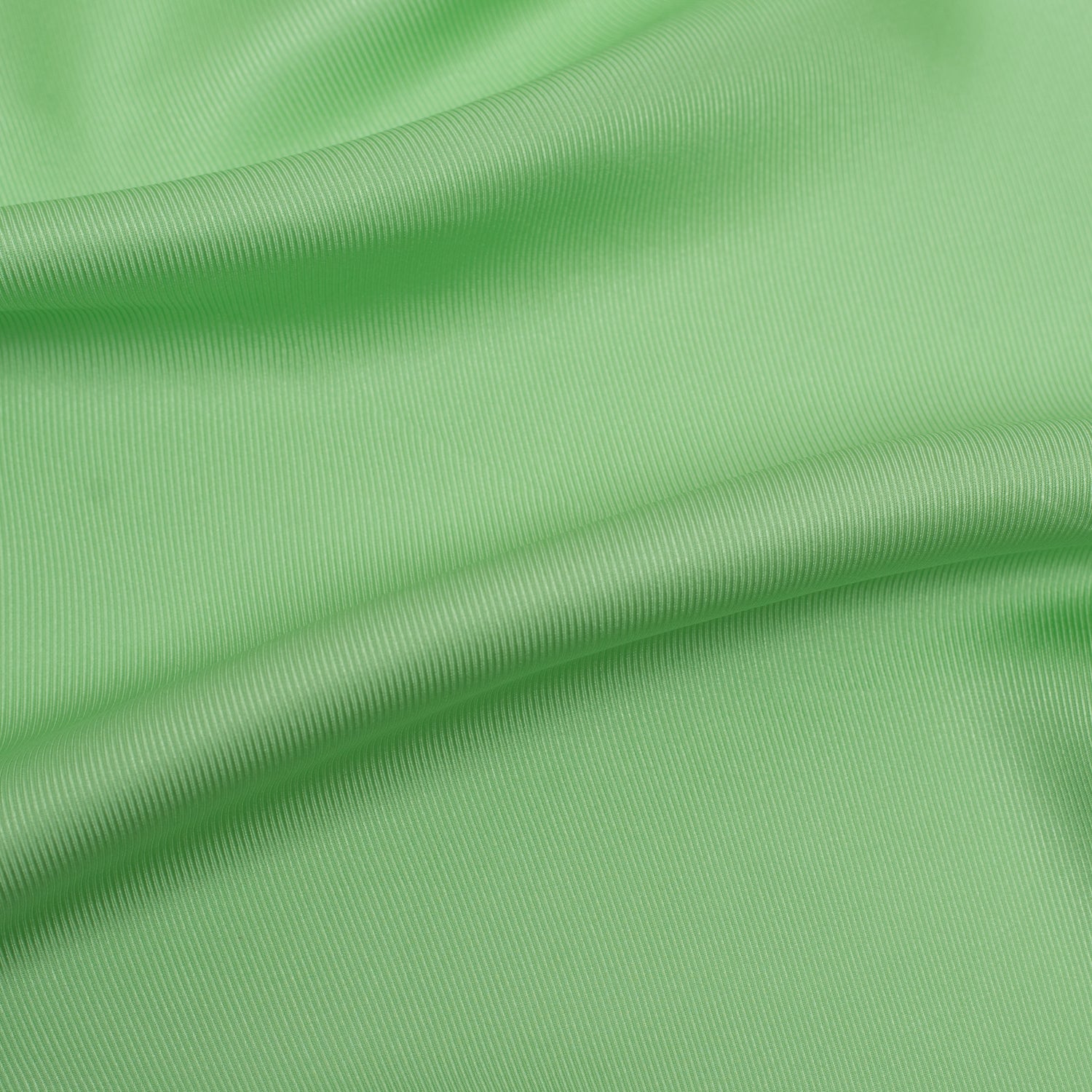 Paradise Green 70cm Ribbed Silk Scarf