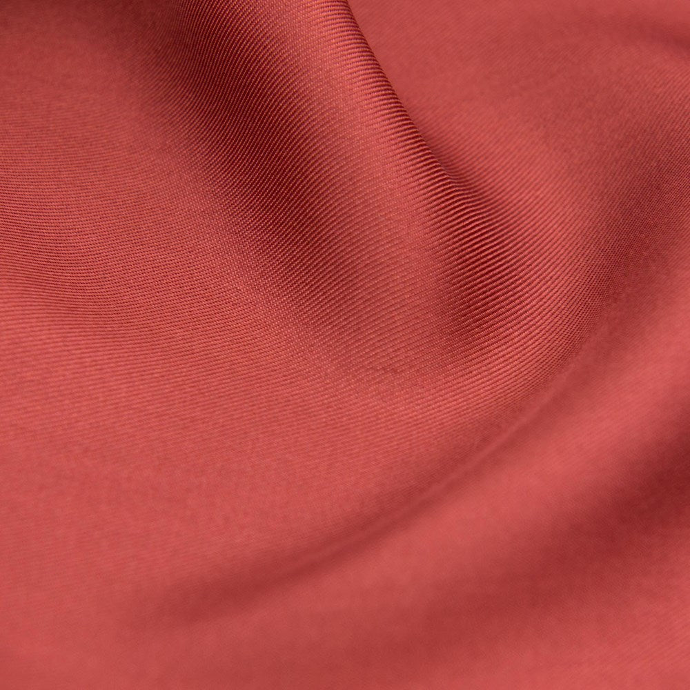 Rust 50cm Habotai Silk Scarf