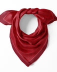 Fringed Monogram Red