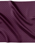 Fringed Monogram Plum