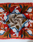 Fringed Lily wreath Red