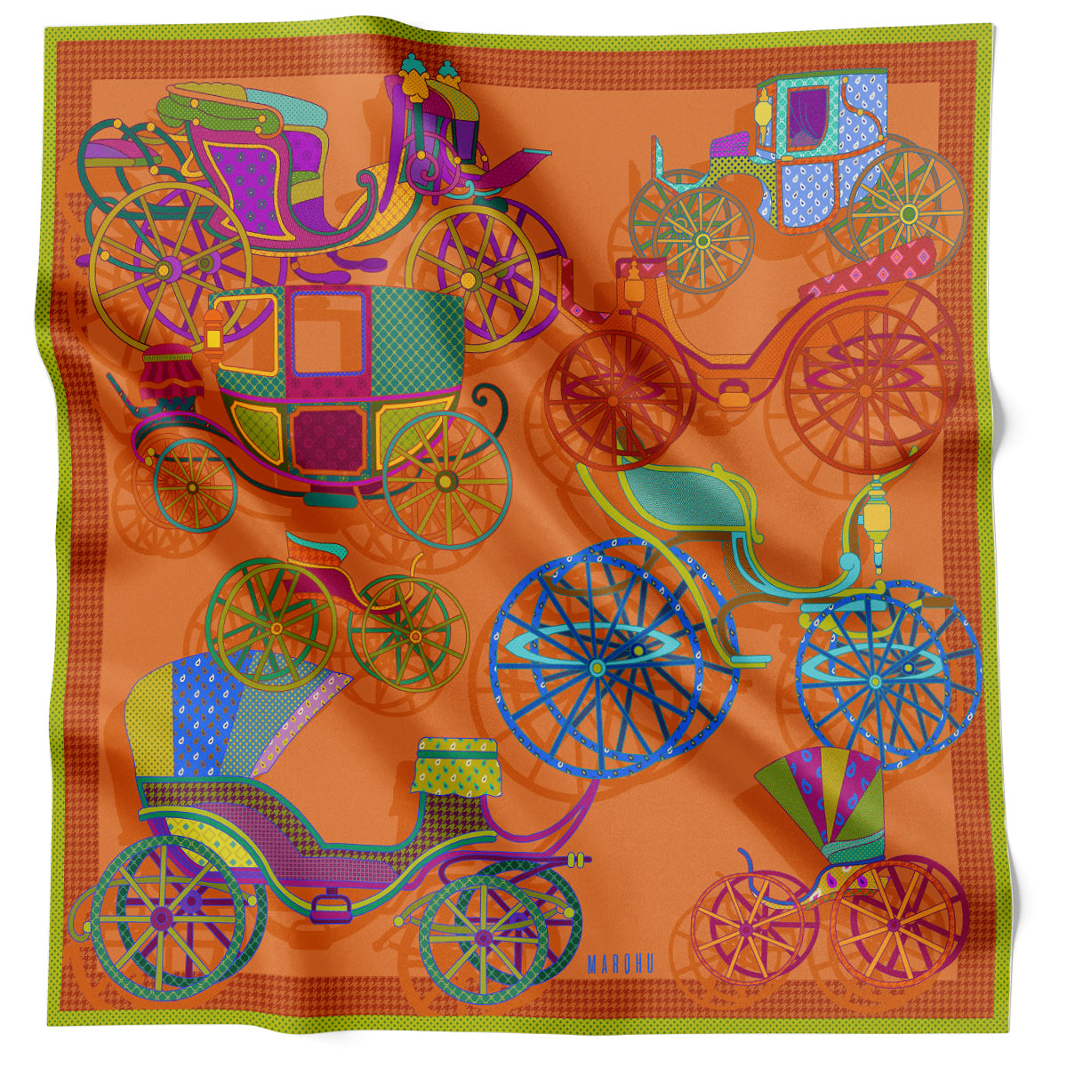 Houndstooth Carriage Orange