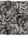 Leopard Brocade Grey