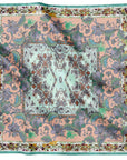 Tudor Damask Green