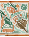 Abstract Floral Tangerine