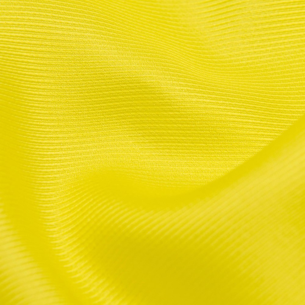 Bitter Lemon 80cm Ribbed Silk Scarf