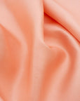 Coral Pink 90cm Ribbed Silk Scarf