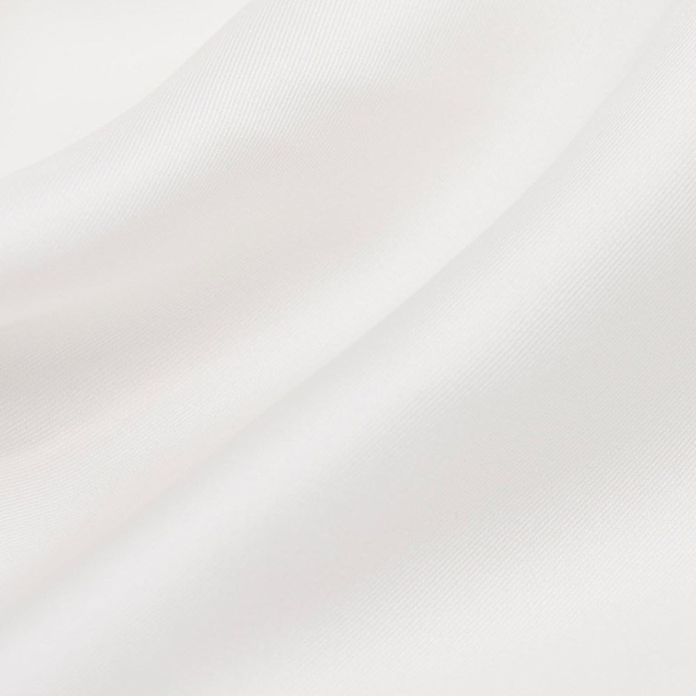Natural White 70 cm Twill Silk Scarf