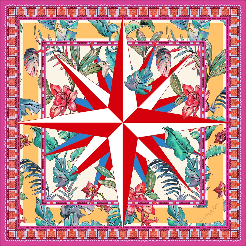 TROPICAL COMPASS RED